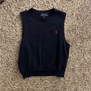 Polo by Ralph Lauren Navy Sleeveless Sweater